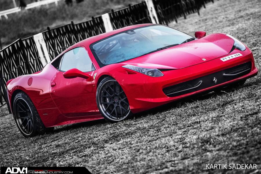 Ferrari 458 Italia on ADV.1 Wheels (ADV7TSSL) '2015